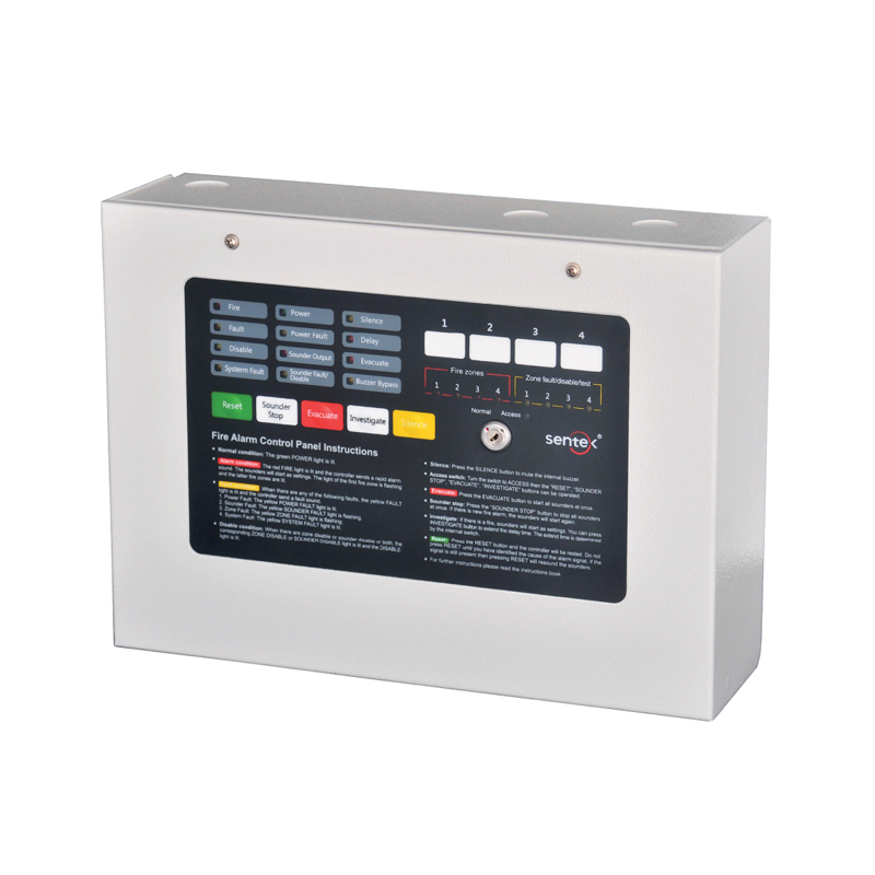 Panel de control del sistema de alarma contra incendios convencional de bajo precio CF800X